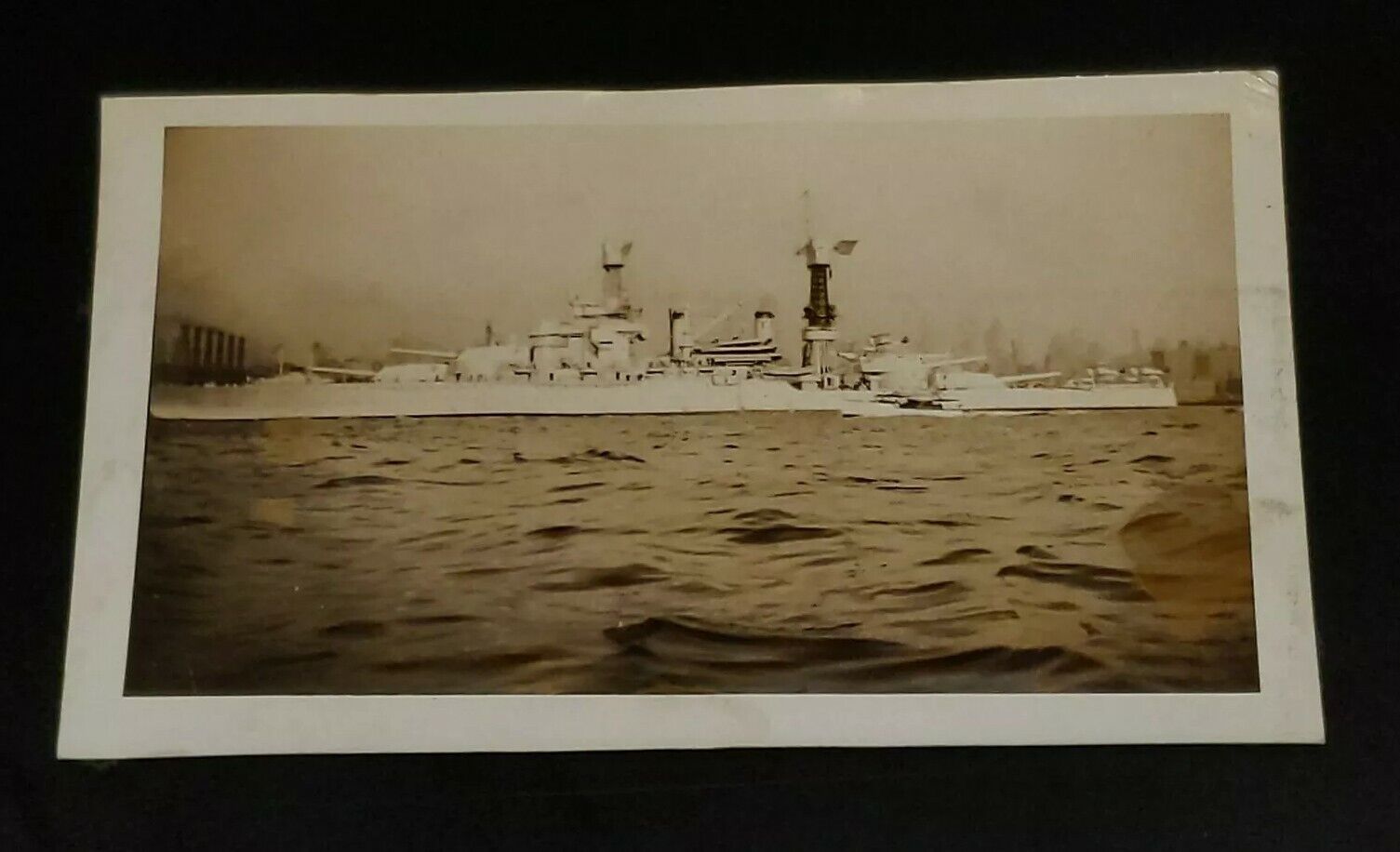 Battleship U.S.S Colorado BB-45 1930's Vintage Original Photo 