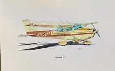 Cessna 172 Skyhawk II Quality Art Print Signed By Wirt Silvis 1992 picture