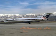 Delta Airlines Boeing 727-232 N511DA at SLC in April 1987 8