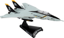 F-14 Tomcat Jolly Rogers Die-Cast Model – 1:160 Scale Supersonic Fighter Jet Rep picture