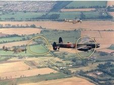 BATTLE OF BRITAIN MEMORIAL FLIGHT - Original Aircraft photo picture