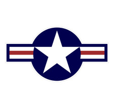 USAF Roundel Decal Sticker | Select Size | Outdoor Durable | US Air Force picture