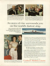 An aura of chic surrounds the S S United States ad 1963 NY picture