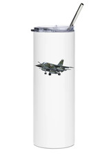 Dassault Mirage F1 Stainless Steel Water Tumbler with straw - 20oz. picture