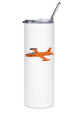 Aermacchi MB-326 Stainless Steel Water Tumbler with straw - 20oz. picture
