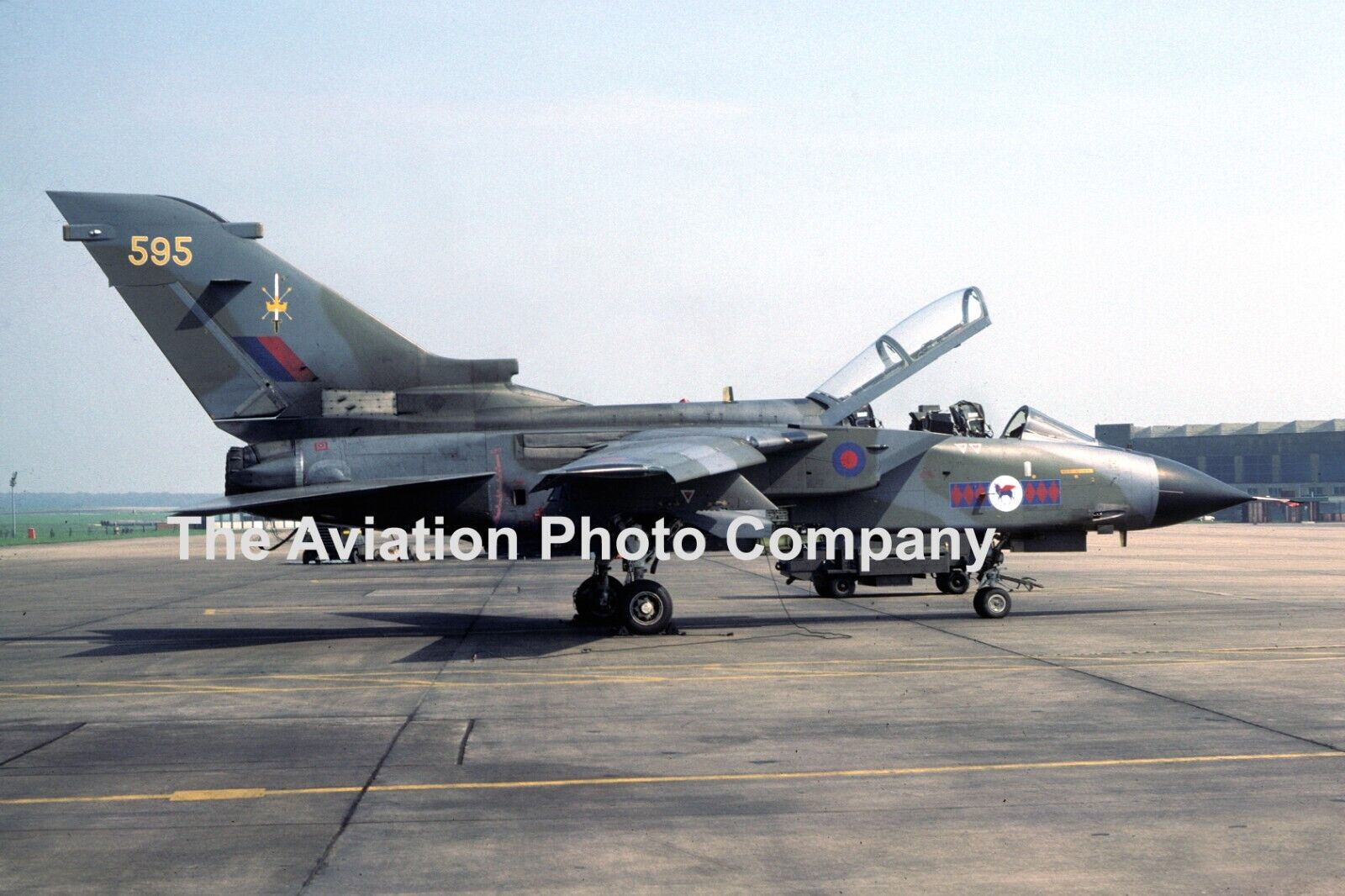 RAF TWCU 45 Squadron Panavia Tornado GR.1 ZA595 (1985) Photograph