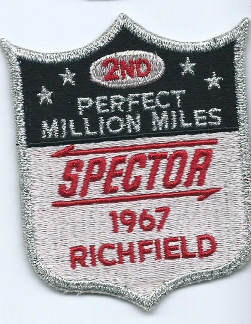 Spector Freight System 2nd perfect mil 1967 Richfield OH patch 3-5/8X2-3/4 #1168