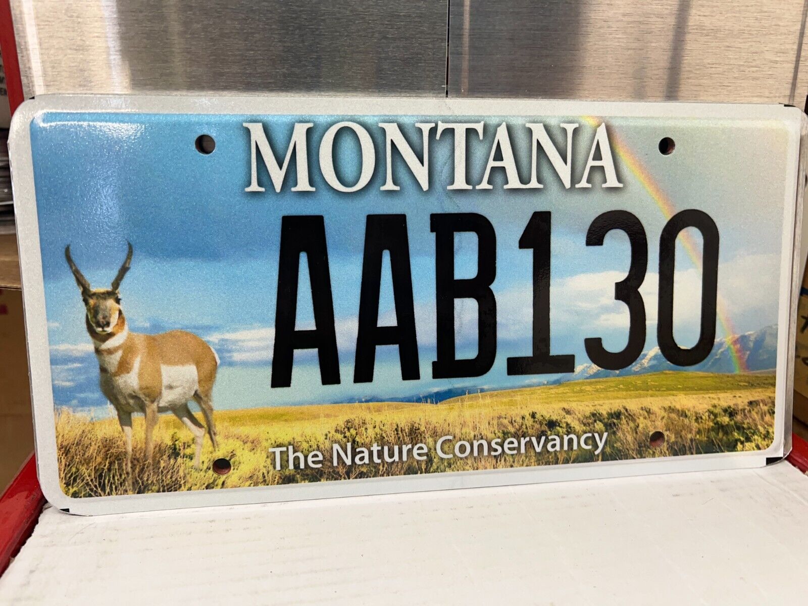 THE NATURE CONSERVANCY  MONTANA LICENSE PLATE