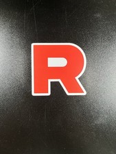 Pokémon Team Rocket R Logo Symbol Vinyl Decal Art for Binders, Window, Laptop picture