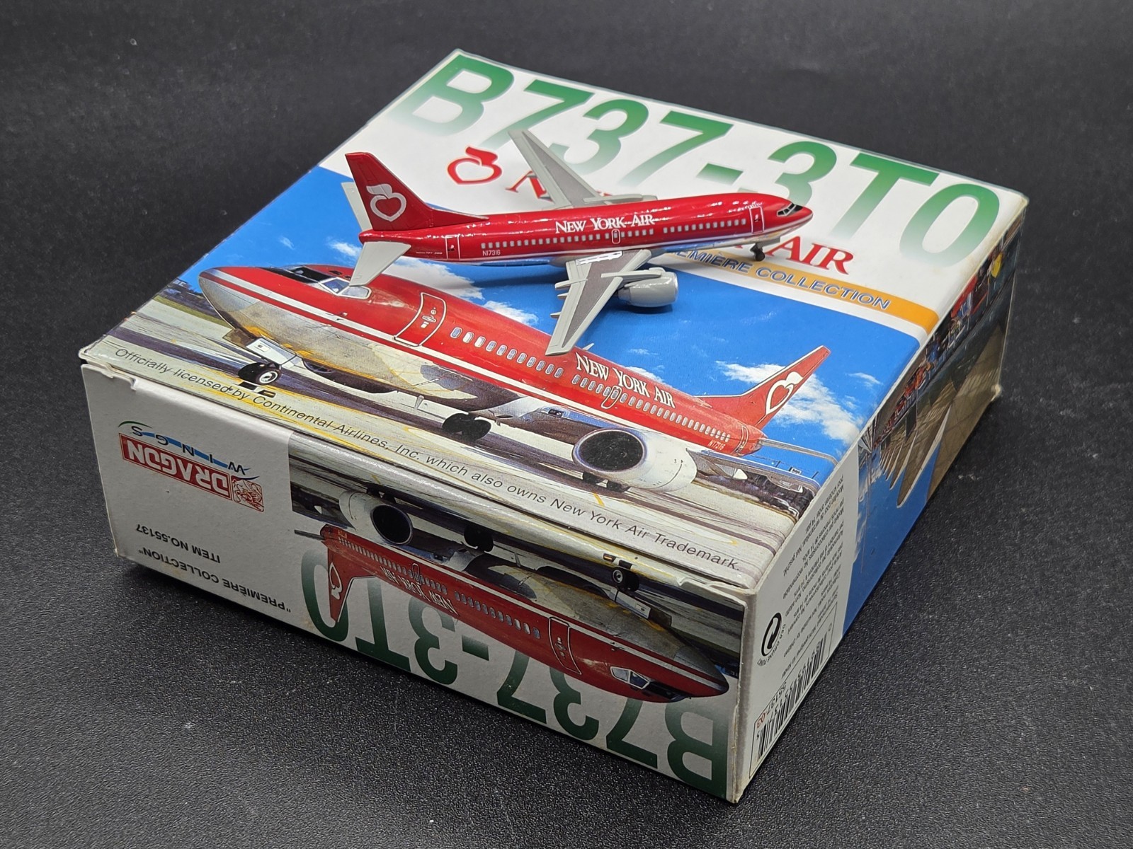 Dragon Wings Premiere New York Air Boeing 737-3T0 1/400 Scale - 55137