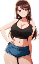 Riko in City Night Vinyl Car Decal Sticker 7
