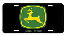 John Deere - Gloss Aluminum Front Car Truck Tag License Plate picture