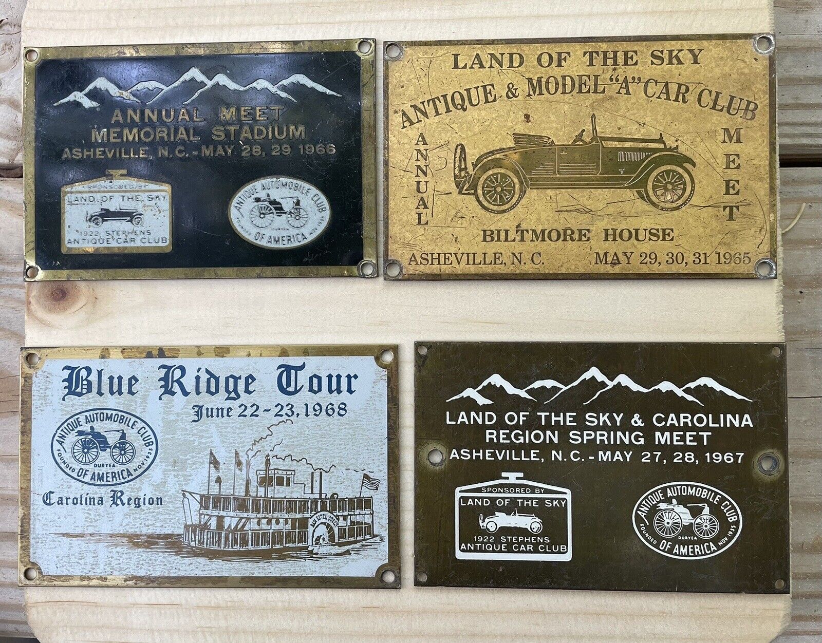 Antique Automobile Club Of America Land Of The Sky  Asheville NC 1965,66,67, +68