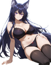 Delta Eminence in Shadow Waifu Weatherproof Anime Sticker 6