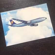 Lufthansa Airlines Postcard - Airbus A-300 - Unposted Card picture