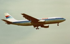 Original 35mm aircraft Slide Air Inter Airbus A300B4 F-BUAL CN 029 CDG plane picture