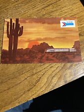 1974 Amtrak Railroad Ad Promo Postcard Lounge Car, Way To Travel picture