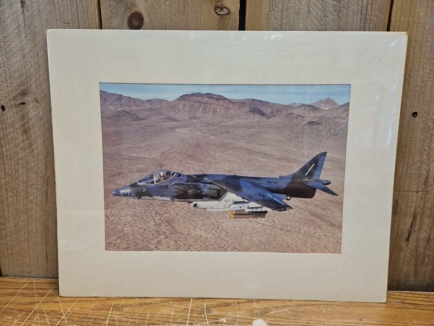McDonnell Douglas/British Aerospace AV-8B Harrier Print Vtg NOS 8 McDonnell Douglas/British Aerospace AV-8B Harrier Print Vtg NOS 8