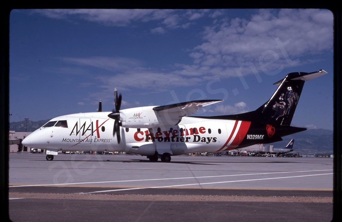 Mountain Air Express Dornier 328 N329MX Jul 97 Kodachrome Slide/Dia C18