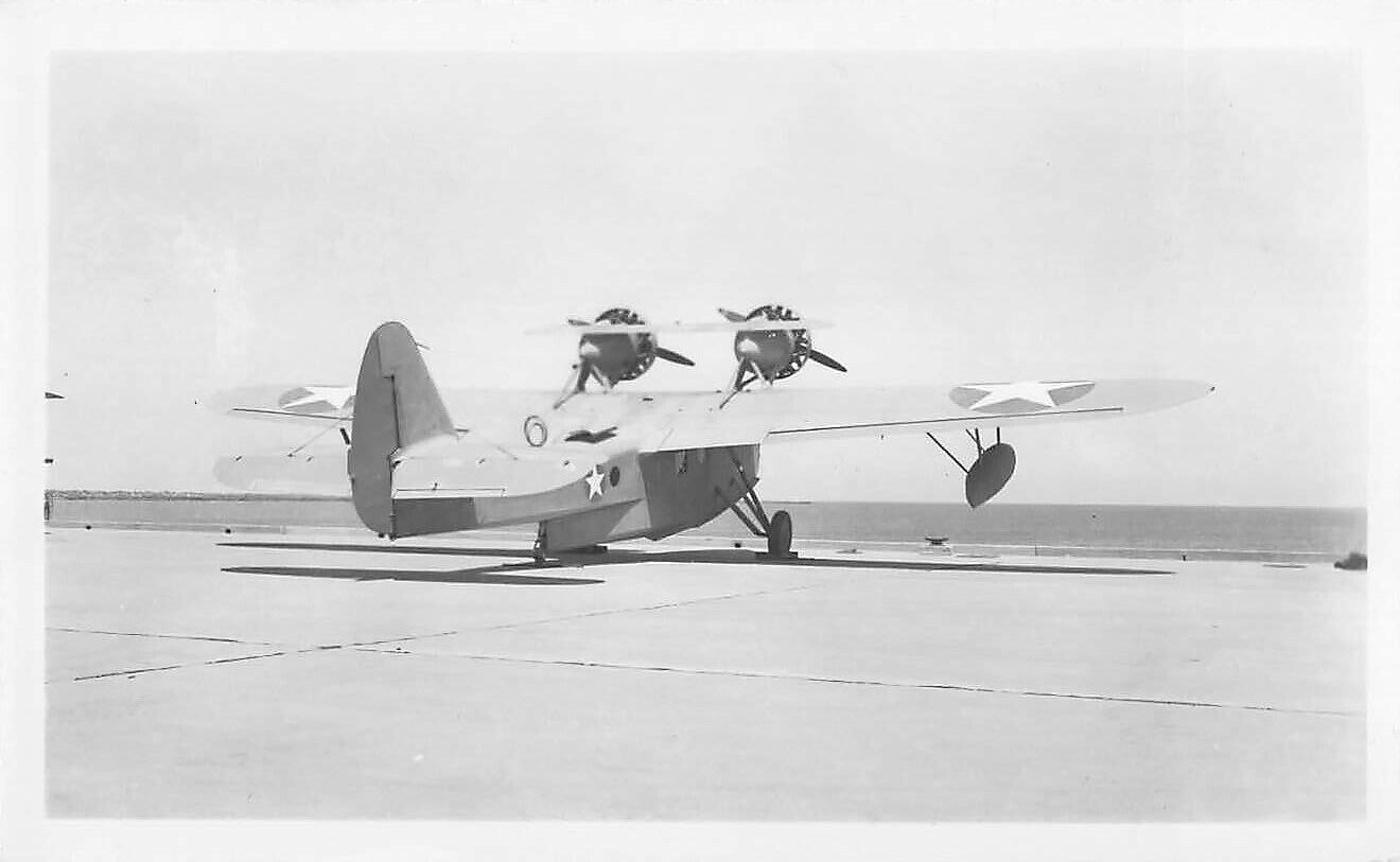 US Navy Douglas Dolphin Seaplane Boat Aviation Aircraft Original War Photo F
