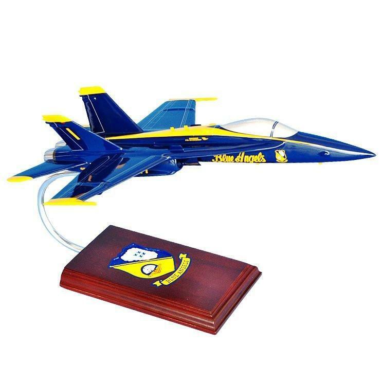 Mastercraft Collection Boeing F/A-18A Hornet Blue Angels USN Model Scale:1/38
