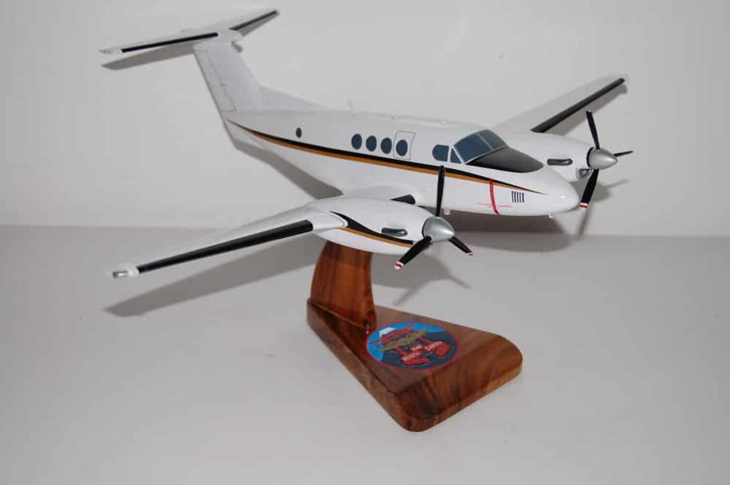 Beechcraft® C-12 Huron, NAF Atsugi, 1/36 Mahogany Scale Model
