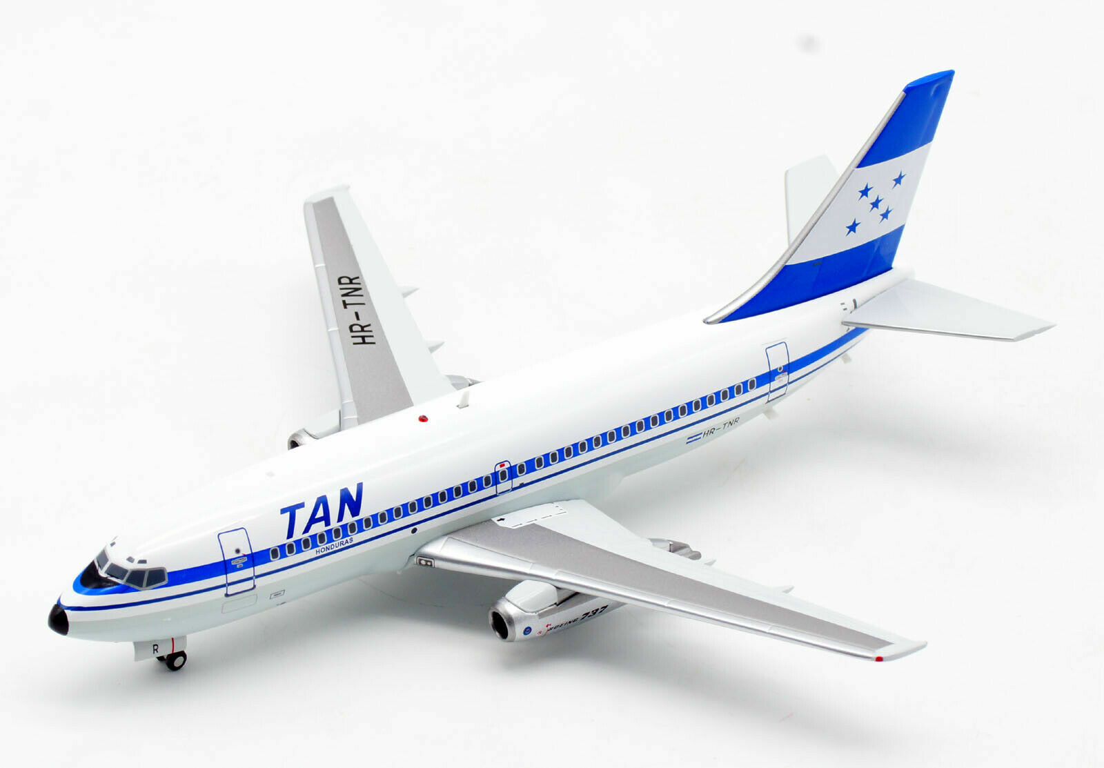1:200 IF200 TAN Boeing 737-200 HR-TNR with stand