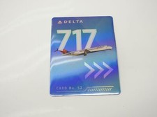 Delta Airline Card No.52 Boeing 717 Pilot Trading Card ~NEW NICE~ picture