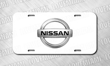 For Nissan Fans White License Plate Auto Car Tag picture