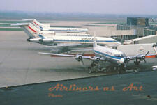 United Airlines Douglas DC-6, 727, Caravelle at ORD in May 1966 8x12 Color Print picture