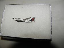 DELTA AIRLINES A330 AIRPLANE LAPEL TACK PIN NORTHWEST PILOT CHRISTMAS GIFT NEW picture