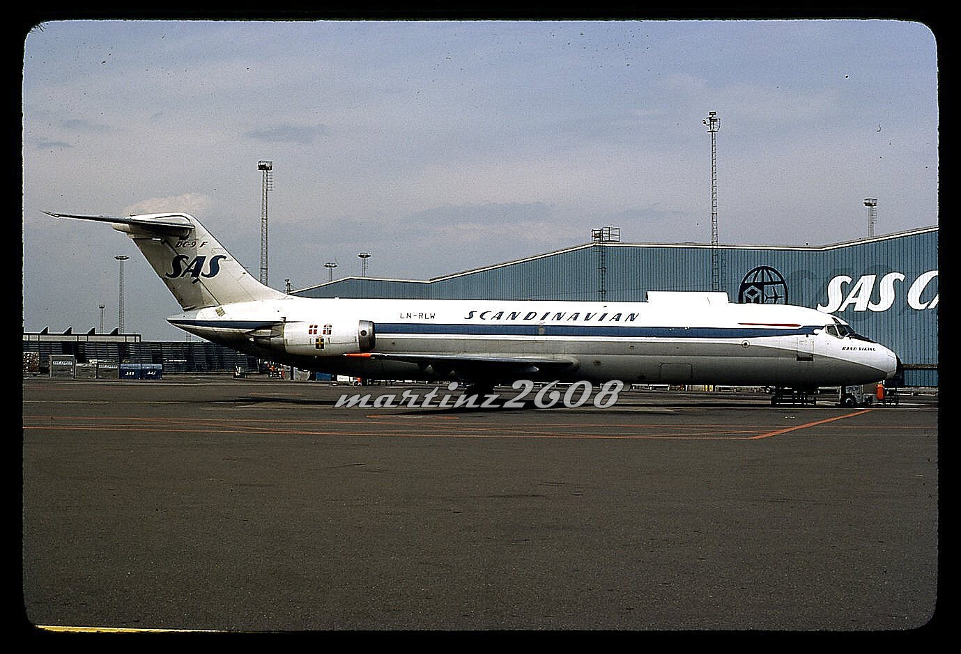 (MZ) ORIG AVIATION/AIRLINE SLIDE  SCANDINAVIAN (SAS)  LN-ALW