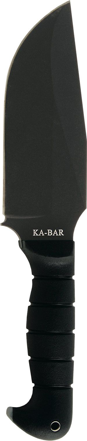 Ka-Bar Warthog Fixed Blade 1278 SK5 Carbon Steel Black Thermoplastic Rubber