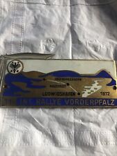 AWESOME vintage grill badge international ralley Vorderpfalz picture