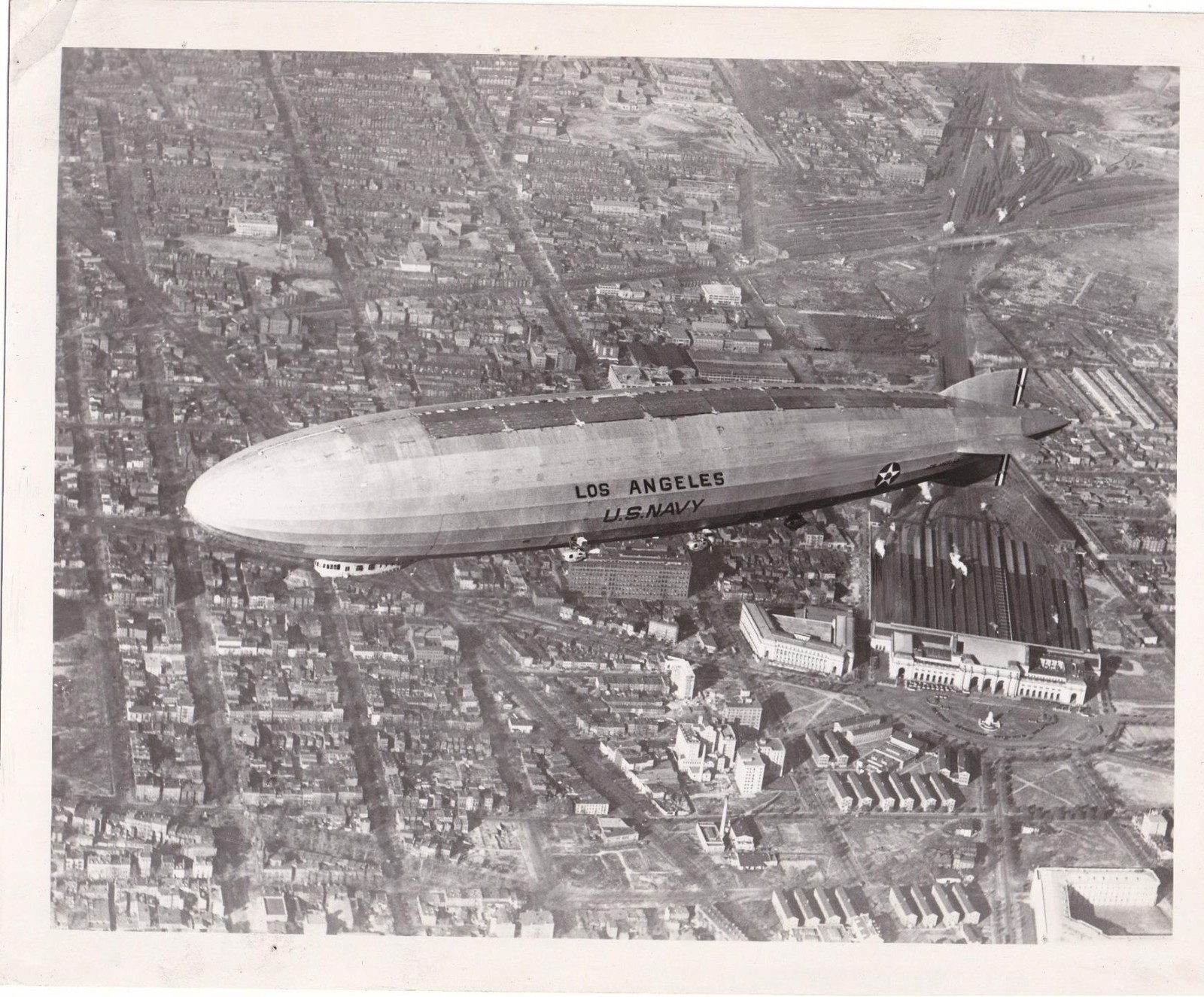 B&W 8x10ish Official PR Photograph for United States Navy Blimp (PAM27) B&W 8x10ish Official PR Photograph for United States Navy Blimp (PAM27)