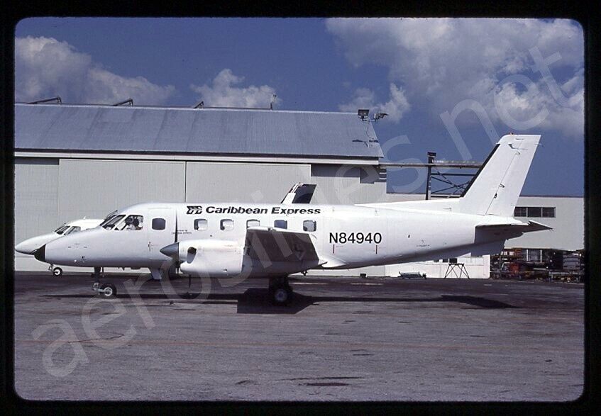 Caribbean Express Embraer EMB-110 N84940 Apr 87 Kodachrome Slide/Dia A1