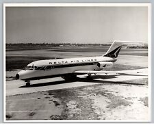 Delta Airlines DC-9 Issued Aviation Airplane c1960s B&W Press Photo C1 picture