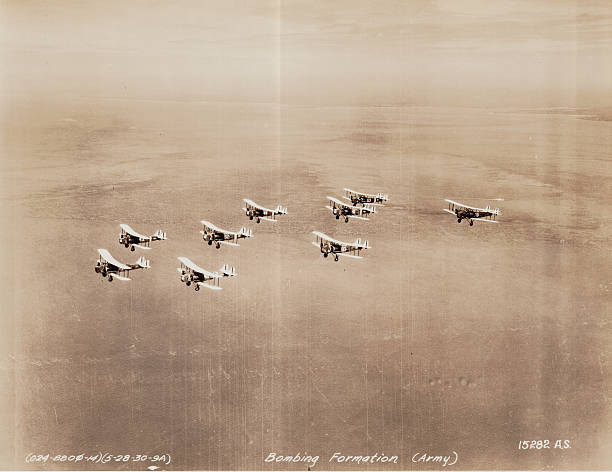 Formation Of Nine Keystone Lb-7 Medium Bombers Old Aviation Photo Formation Of Nine Keystone Lb-7 Medium Bombers Old Aviation Photo