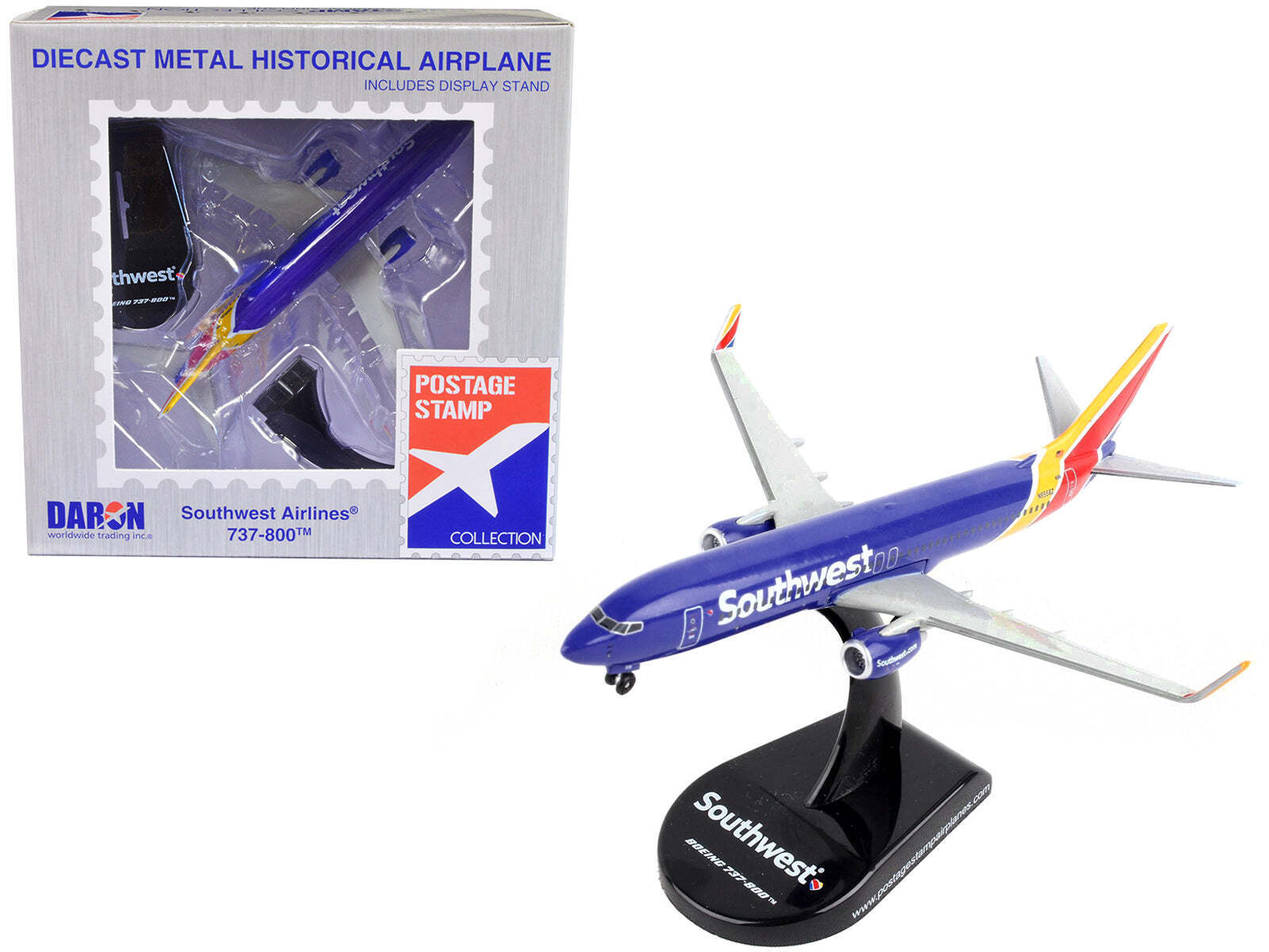Boeing 737-800 Next Generation Commercial Southwest 1/300 Diecast Model Airplane