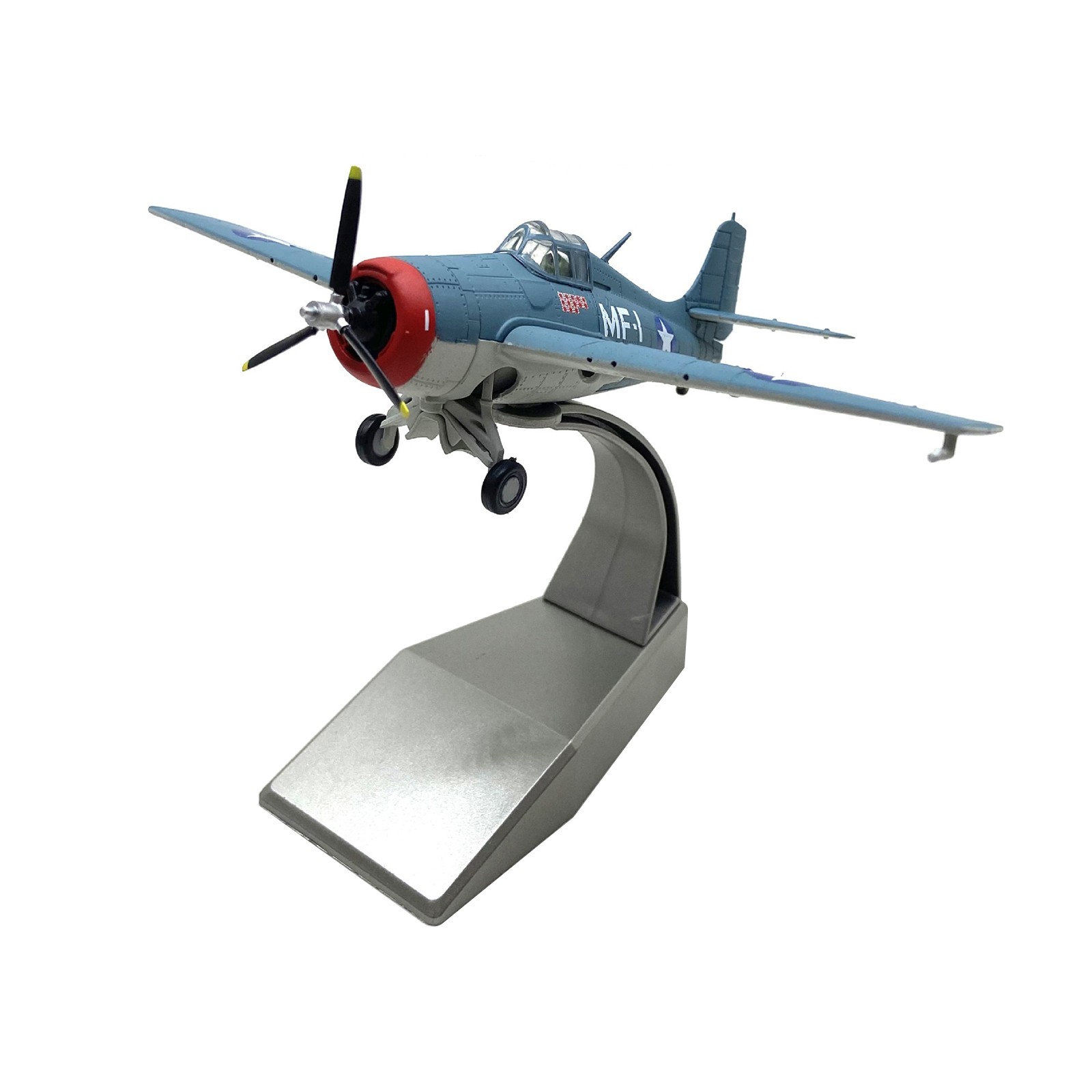 1 pcs 1/72 4.9in WWII For Grumman F4F Wildcat Fighter Model Alloy Model