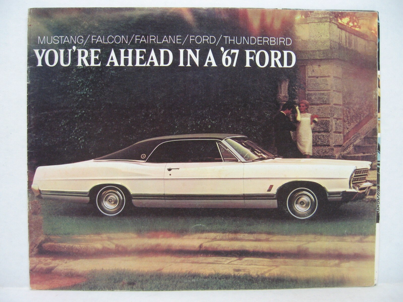 1967 Ford LTD Falcon Mustang Fairlane Thunderbird Car Dealer Brochure Catalog
