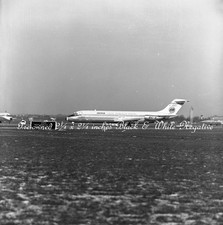 Iberia Douglas DC-9-32 EC-BIQ, Heathrow, c1970s, B&W Negative, Aviation Aircraft picture