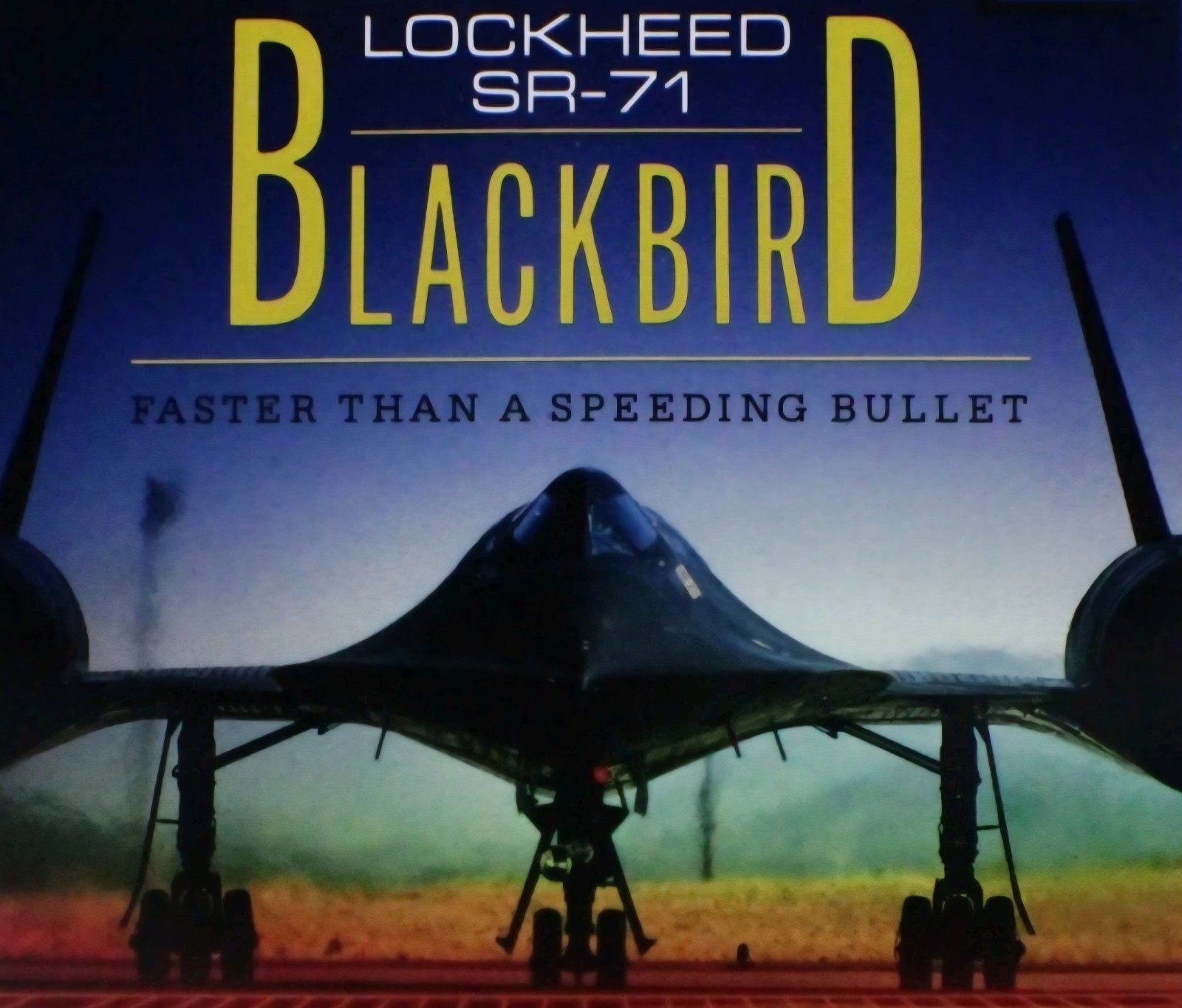 SR-71 SR 71 Lockheed Picture Aircraft Pamphlet Info Sheet Vtg Wall Art 