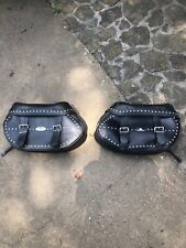 Harley Davidson Softail Heritage Leather Left and Right saddlebags picture