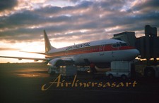 Continental Airlines Boeing 737-300 at MIA in 1986 8