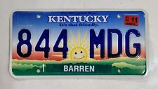 KENTUCKY LICENSE PLATE 🔥FREE SHIPPING🔥 SMILING SUNSHINE GRAPHIC ~ 844 MDG picture