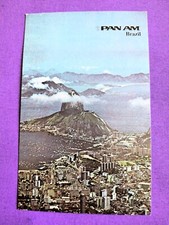 PAN AM Postcard BRAZIL Airline Issue Pan Am Travel Series Issue picture