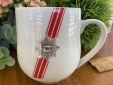 Vintage TWA Airlines 1st Class Porcelain Coffee Cups Mugs 3