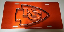 Kansas City Chiefs License Plate picture