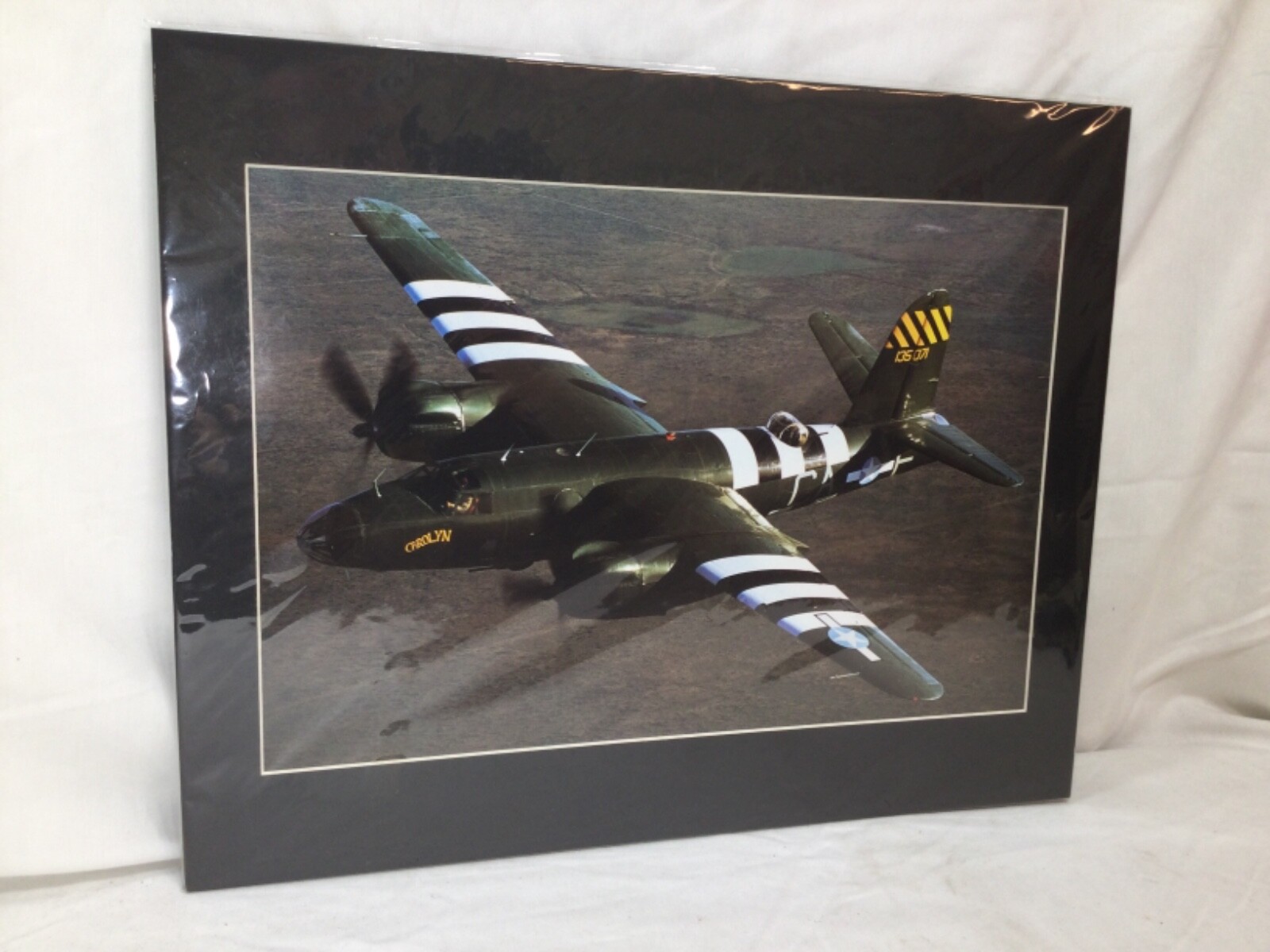 WWII US Army Aircorps Martin B-26 Marauder Plane 16x20 Matted Picture Photo WWII US Army Aircorps Martin B-26 Marauder Plane 16x20 Matted Picture Photo